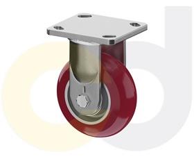 CasterDepot Ergonomic, Top Plate Casters - Poly On Aluminum Wheel - Capacities Up To 1500 Lbs.-HC015.871