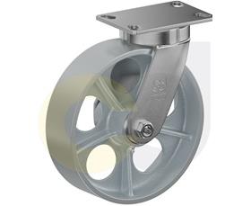 CasterDepot Top Plate Casters - Cast Iron Wheel - Capacities Up To 2500 Lbs.-HC015.95C