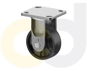 CasterDepot Ergonomic, Top Plate Casters - Glass-Filled Nylon Wheel- Cap. Up To 1400 Lbs.-HC091.B61