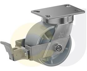 CasterDepot Top Plate Casters - Cast Iron Wheel - Capacities Up To 2500 Lbs.-HC092.443