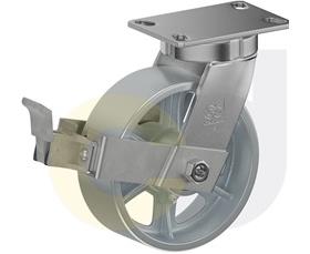 CasterDepot Top Plate Casters - Cast Iron Wheel - Capacities Up To 2500 Lbs.-HC092.44C