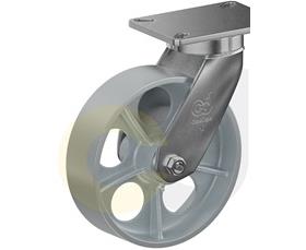 CasterDepot Top Plate Casters - Cast Iron Wheel - Capacities Up To 2500 Lbs.-HC015.964