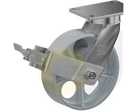 CasterDepot Top Plate Casters - Cast Iron Wheel - Capacities Up To 2500 Lbs.-HC092.47A
