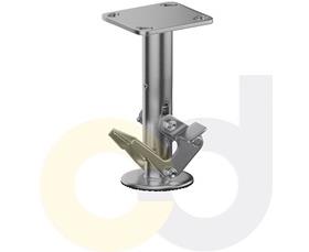 CasterDepot Floor Locks - Stainless Steel Pedal Style-HF001.037