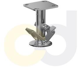 CasterDepot Floor Locks - Stainless Steel Pedal Style-HF001.237