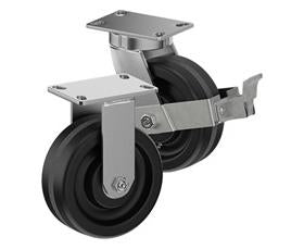 CasterDepot Top Plate Casters - Phenolic Wheel - Capacities Up To 3000 Lbs.
