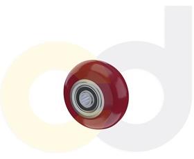 CasterDepot Ergonomic, Top Plate Casters - Poly On Aluminum Wheel - Capacities Up To 1500 Lbs.-HW001.280