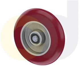 CasterDepot Ergonomic, Top Plate Casters - Poly On Aluminum Wheel - Capacities Up To 1500 Lbs.-HW001.283