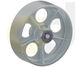 CasterDepot Top Plate Casters - Cast Iron Wheel - Capacities Up To 2500 Lbs.-HW065.BD6.cd