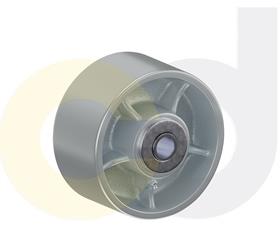CasterDepot Top Plate Casters - Cast Iron Wheel - Capacities Up To 2500 Lbs.-HW003.4F6.cd