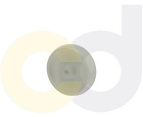 CasterDepot Top Plate Casters - White Nylon Wheel - Capacities Up To 350 Lbs.-HW003.54E