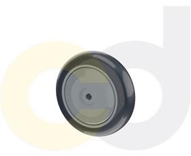 CasterDepot Top Plate Casters - Thermo-Urethane Wheel - Capacities Up To 350 Lbs.-HW003.565