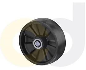 CasterDepot Ergonomic, Top Plate Casters - Glass-Filled Nylon Wheel- Cap. Up To 1400 Lbs.-HW003.679