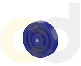 CasterDepot Top Plate Casters - Solid Urethane Wheel - Capacities Up To 350 Lbs.-HW003.815