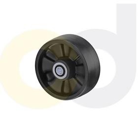 CasterDepot Ergonomic, Top Plate Casters - Glass-Filled Nylon Wheel- Cap. Up To 1400 Lbs.-HW020.000