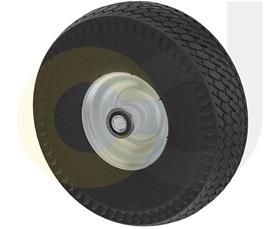 CasterDepot Top Plate Casters - Never-Flat Wheel - Capacities Up To 500 Lbs.-HW020.640