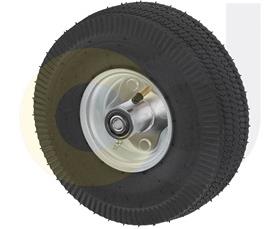 CasterDepot Top Plate Casters - Pneumatic Wheel - Capacities Up To 450 Lbs.-HW020.63D