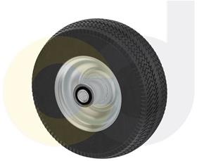 CasterDepot Top Plate Casters - Never-Flat Wheel - Capacities Up To 500 Lbs.-HW020.63F