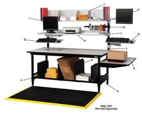 Manifest Workstation By Dehnco-HMS1201