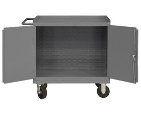 24" Wide Mobile Bench Cabinets-H3100BLP95