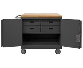 36/48" W Mobile Bench Cabinets-H3119MT95