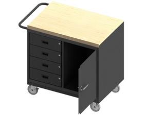 36/48" W Mobile Bench Cabinets-H3121MT95