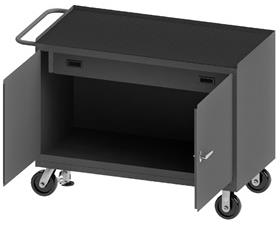 36/48" W Mobile Bench Cabinets-H3413RMFL95