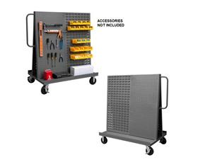 Louvered Panel & Pegboard A-Frame Trucks-HAF3048PBLPBS95