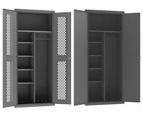 Janitorial Cabinets With Wardrobe/Broom Storage