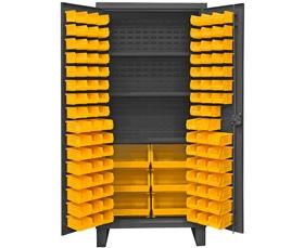 Heavy Duty Storage Cabinets With Hook-On Bins-HHDC361023S95