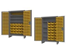 Heavy Duty Cabinets With Hook-On-Bins® & Shelves