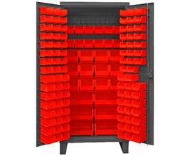 Heavy Duty Storage Cabinets With Hook-On Bins-HHDC361261795