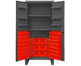 Heavy Duty Storage Cabinets With Hook-On Bins-HHDC36602S6D1795