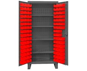 Heavy Duty Storage Cabinets With Hook-On Bins-HHDC36964S1795