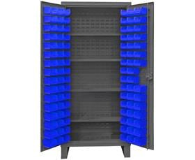 Heavy Duty Storage Cabinets With Hook-On Bins-HHDC36964S5295
