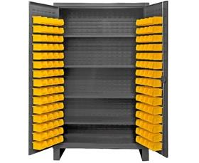 Heavy Duty Storage Cabinets With Hook-On Bins-HHDC481204S95