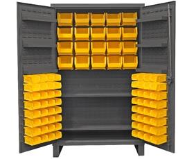 Heavy Duty Storage Cabinets With Hook-On Bins-HHDC48842S6D95