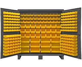 Heavy Duty Storage Cabinets With Hook-On Bins-HHDC7224095