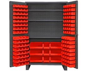 Heavy Duty All-Welded Bin & Shelf 14 Ga. Steel Storage Cabinets-HJC1373S