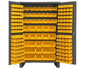 Heavy Duty All-Welded Bin & Shelf 14 Ga. Steel Storage Cabinets-HJC171