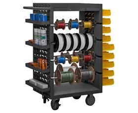 Mobile Wire Spool Rack-HMWSR8LP95