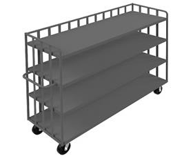 Open Portable Shelf Cart-HOPT723095