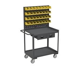 Shelf Carts/Workstations With Panels-HRSC24362LP2DR32B95