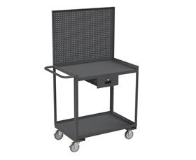 Shelf Carts/Workstations With Panels-HRSC24362PB1DR95