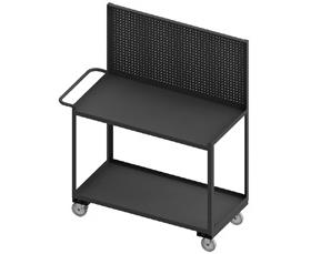 Shelf Carts/Workstations With Panels-HRSC24362PB95