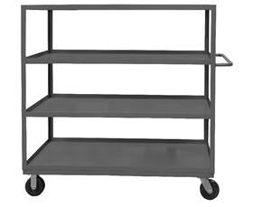2 / 3 / 4 / 5 Shelf Stock Carts-HRSC243643K95