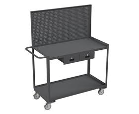 Shelf Carts/Workstations With Panels-HRSC24482PB2DR95