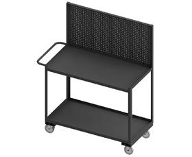 Shelf Carts/Workstations With Panels-HRSC24482PB95
