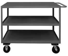 2 / 3 / 4 / 5 Shelf Stock Carts-HRSC244833KTLD95