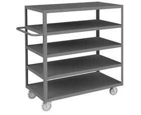 2 / 3 / 4 / 5 Shelf Stock Carts-HRSC24485LD95